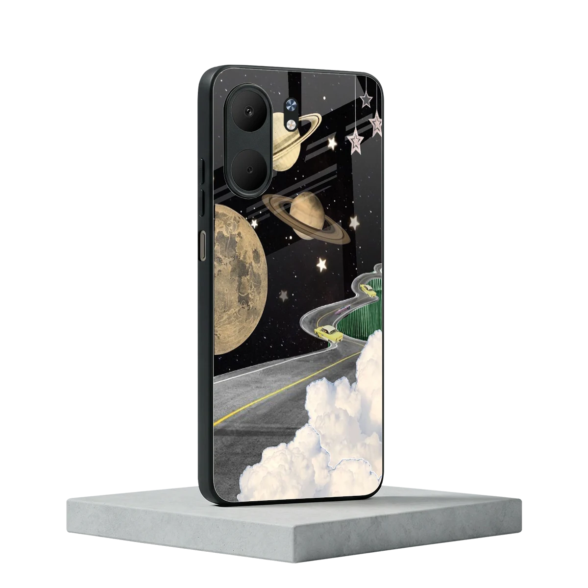 Skyline Galaxy oppo a5x 5g mobile cover | shockproof glass phone case
