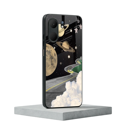 Skyline Galaxy oppo a5x 5g mobile cover | shockproof glass phone case