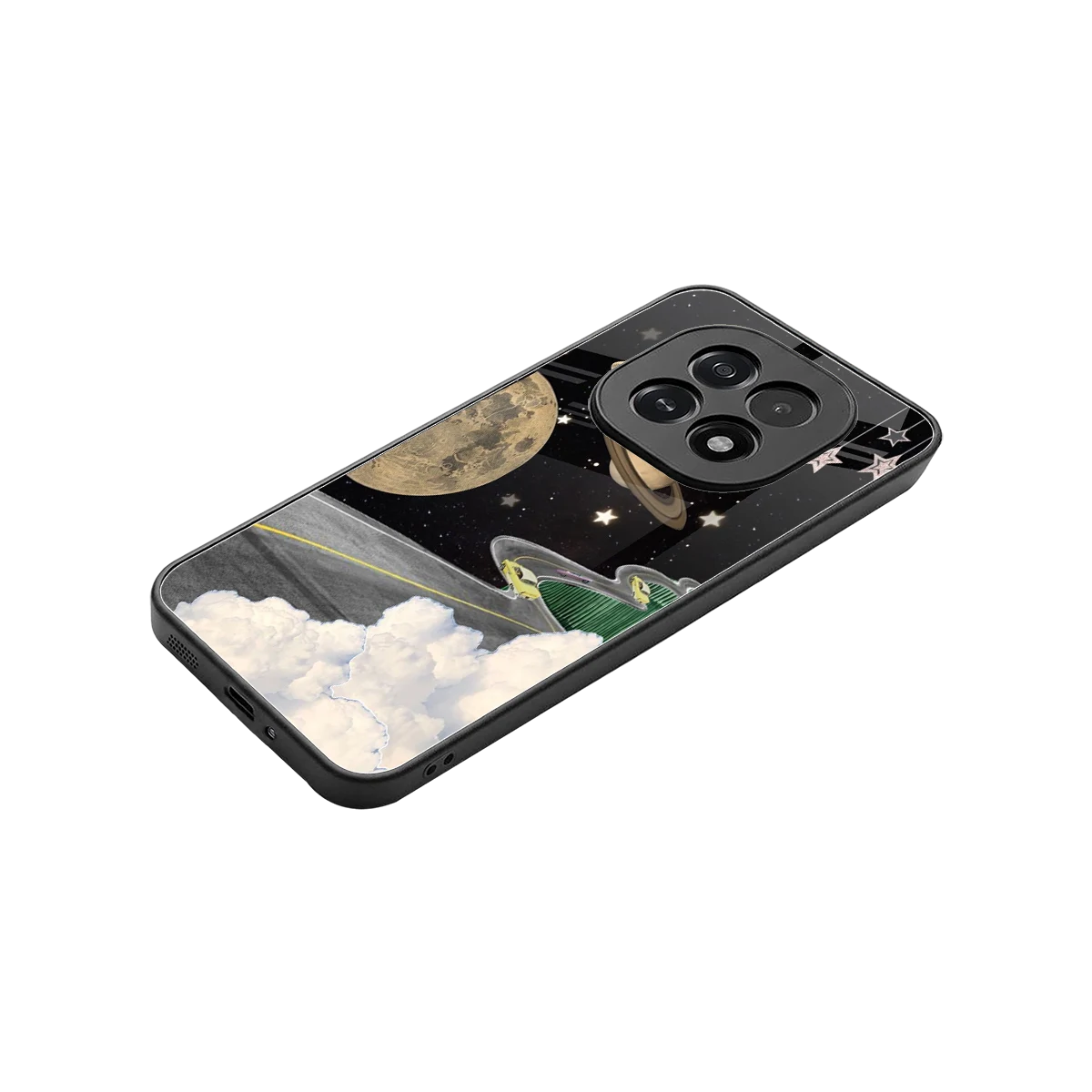 Skyline Galaxy stylish phone case for oppo f29 5g | glossy glass and slim fit