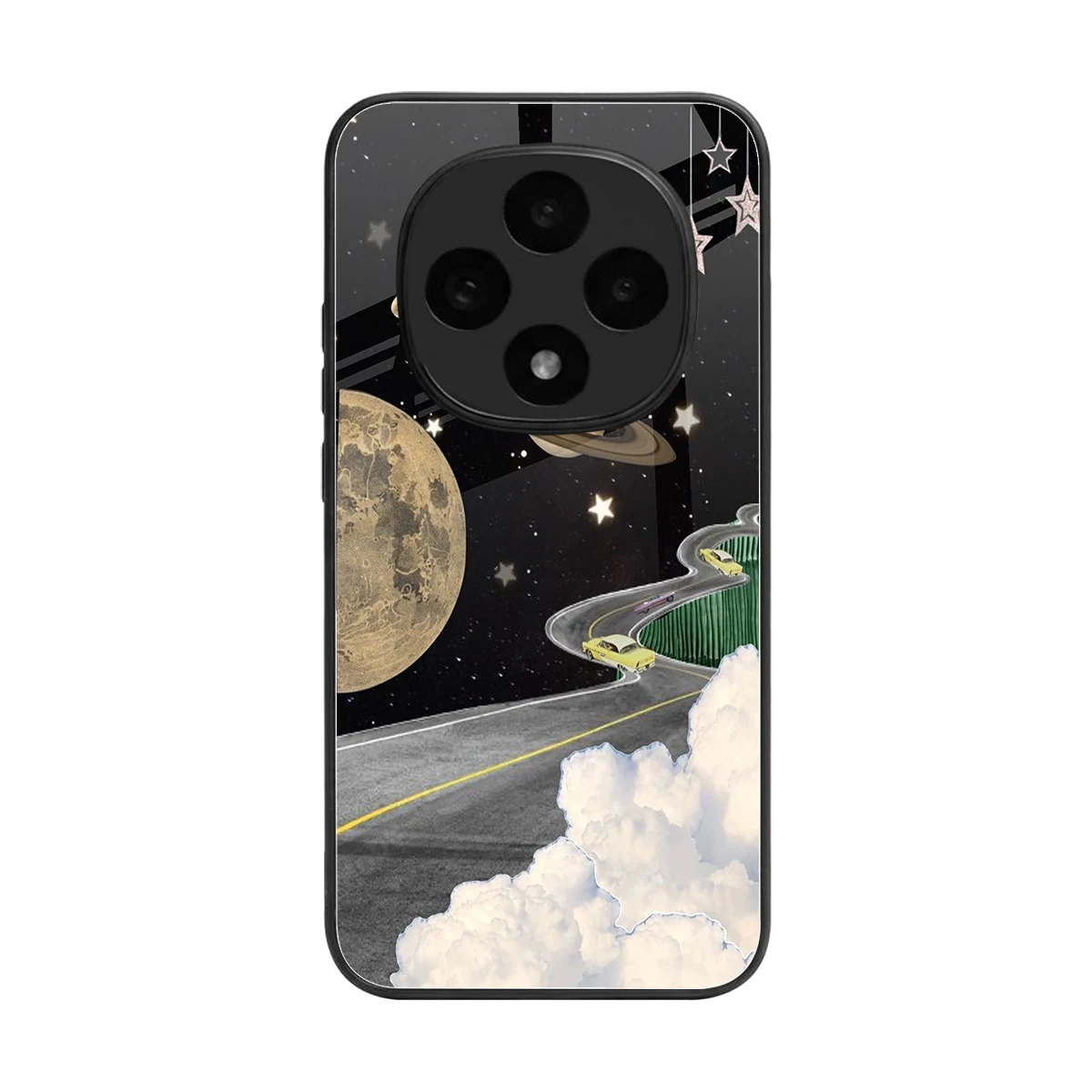Skyline Galaxy back phone cover | glass case for oppo f31 pro 5g