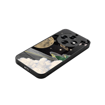 Skyline Galaxy stylish phone case for oppo f31 pro 5g | glossy glass and slim fit