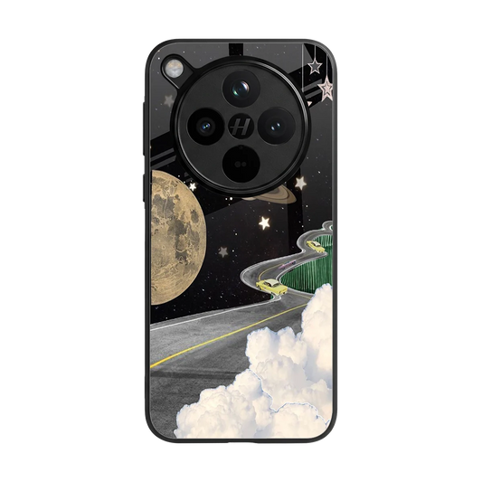 Skyline Galaxy back phone cover | glass case for oppo find x8
