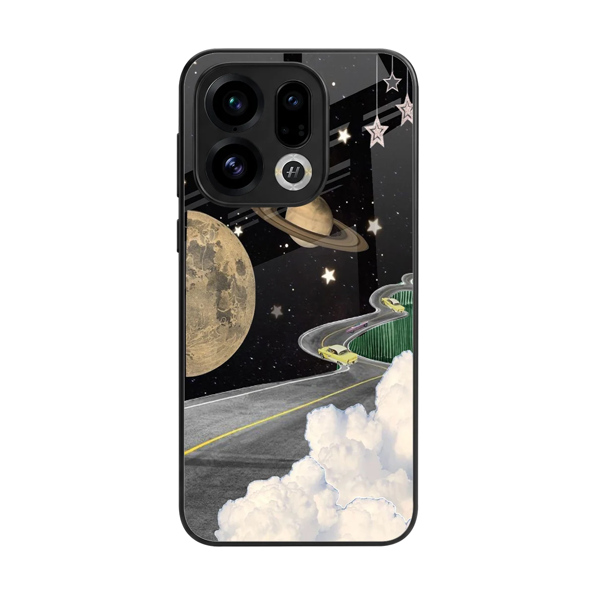 Skyline Galaxy back phone cover | glass case for oppo find x9