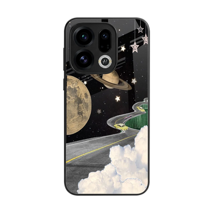 Skyline Galaxy back phone cover | glass case for oppo find x9