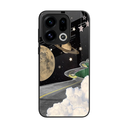 Skyline Galaxy back phone cover | glass case for oppo find x9