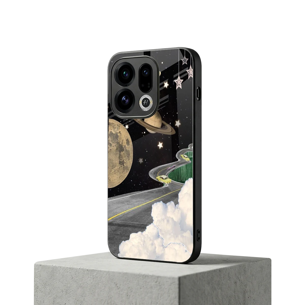 Skyline Galaxy oppo find x9 mobile cover | shockproof glass phone case