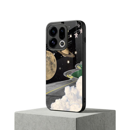 Skyline Galaxy oppo find x9 mobile cover | shockproof glass phone case
