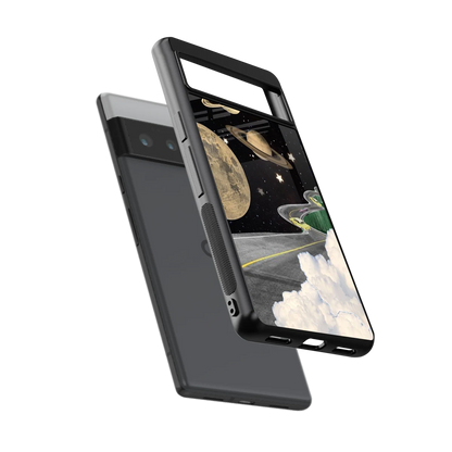 Skyline Galaxy sleek google pixel 6 pro cover with tempered glass back and TPU edges