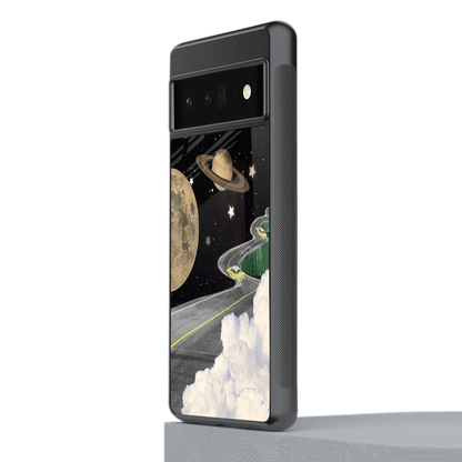 Skyline Galaxy stylish phone case for google pixel 6 pro | glossy glass and slim fit