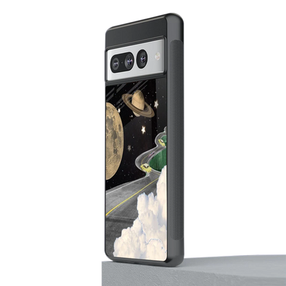 Skyline Galaxy stylish phone case for google pixel 7 pro | glossy glass and slim fit