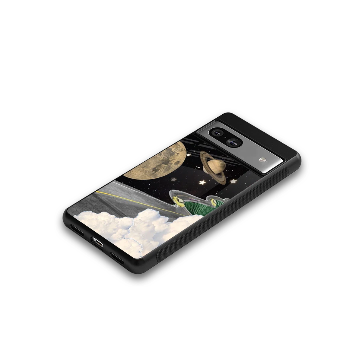 Skyline Galaxy google pixel 7a mobile cover | shockproof glass phone case