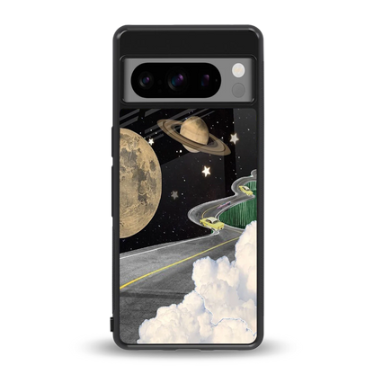 Skyline Galaxy back phone cover | glass case for google pixel 8 pro