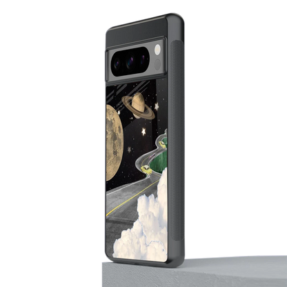 Skyline Galaxy stylish phone case for google pixel 8 pro | glossy glass and slim fit