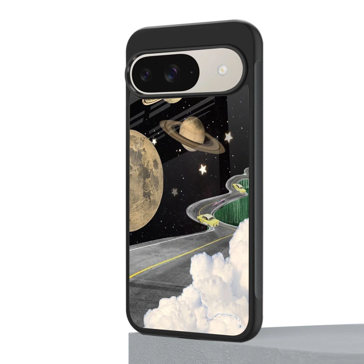 Skyline Galaxy google pixel 9 mobile cover | shockproof glass phone case