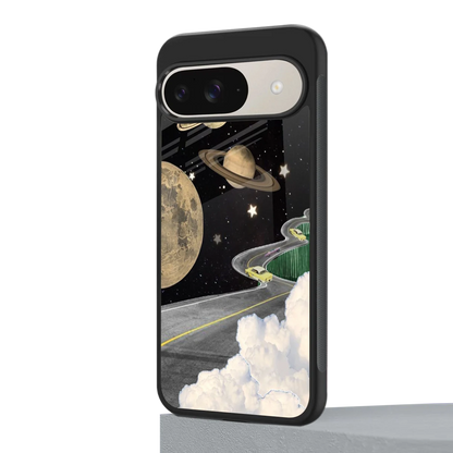 Skyline Galaxy google pixel 9 mobile cover | shockproof glass phone case