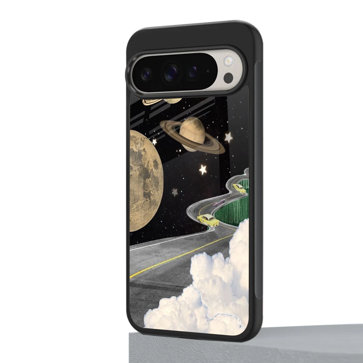 Skyline Galaxy google pixel 9 pro mobile cover | shockproof glass phone case