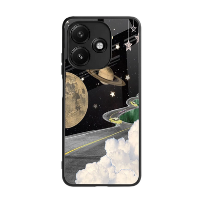 Skyline Galaxy back phone cover | glass case for redmi 12 5g
