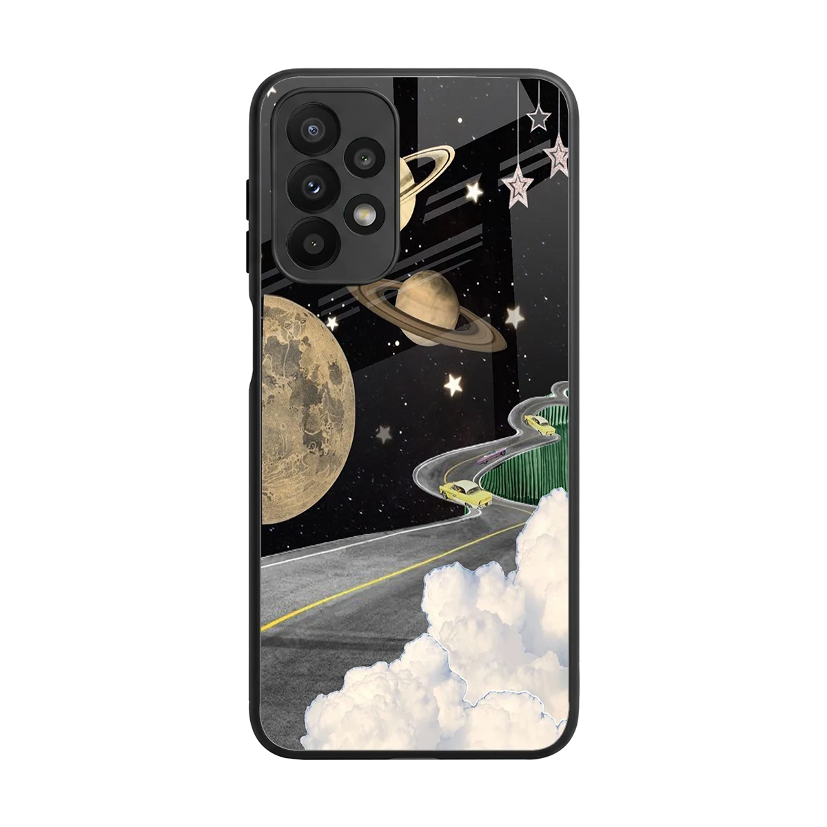 Skyline Galaxy back phone cover | glass case for samsung galaxy a23