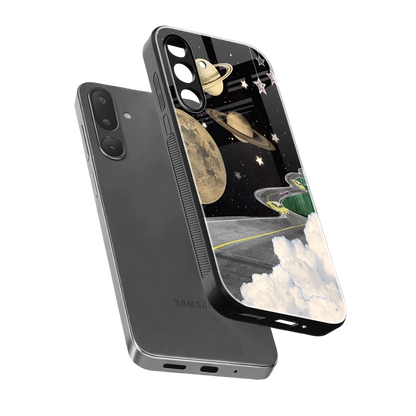 Skyline Galaxy sleek samsung galaxy m56 5g cover with tempered glass back and TPU edges