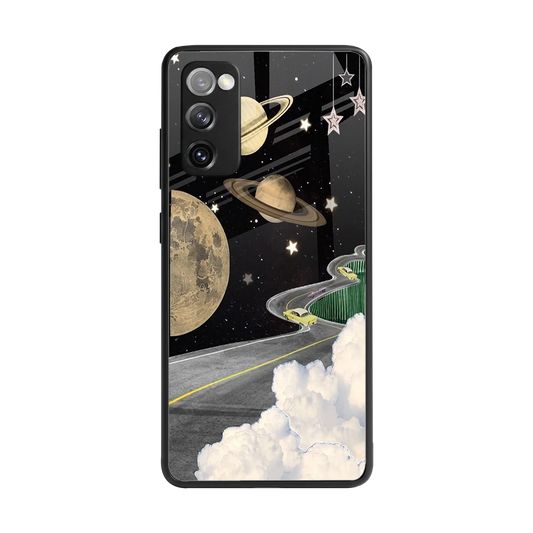Skyline Galaxy back phone cover | glass case for samsung galaxy s20 fe