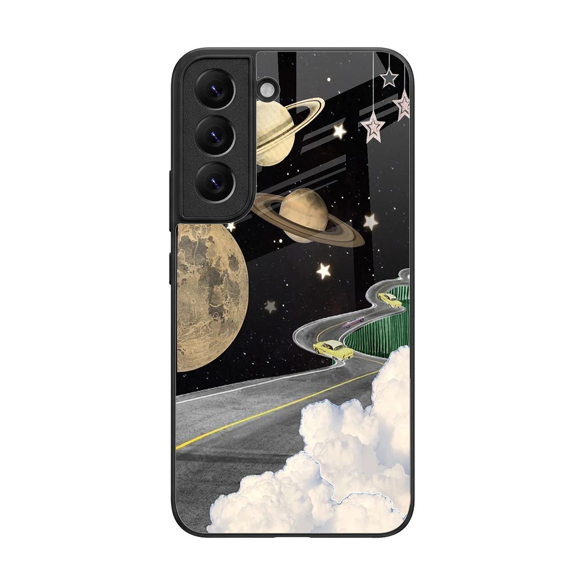 Skyline Galaxy back phone cover | glass case for samsung galaxy s22