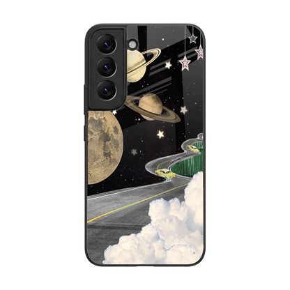 Skyline Galaxy back phone cover | glass case for samsung galaxy s22