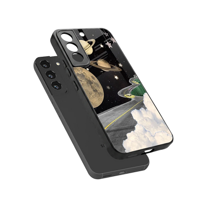 Skyline Galaxy sleek samsung galaxy s22 cover with tempered glass back and TPU edges