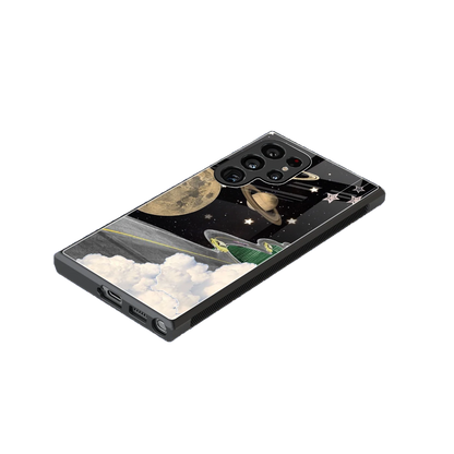 Skyline Galaxy stylish phone case for samsung galaxy s24 ultra | glossy glass and slim fit