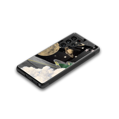 Skyline Galaxy stylish phone case for samsung galaxy s25 ultra | glossy glass and slim fit