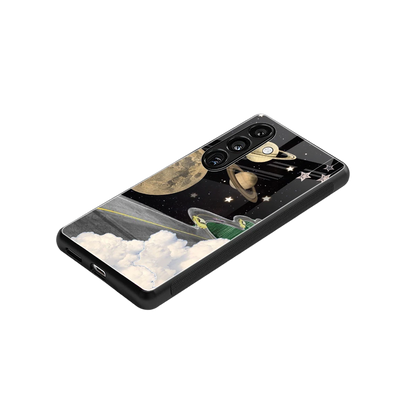 Skyline Galaxy stylish phone case for samsung galaxy s24 | glossy glass and slim fit