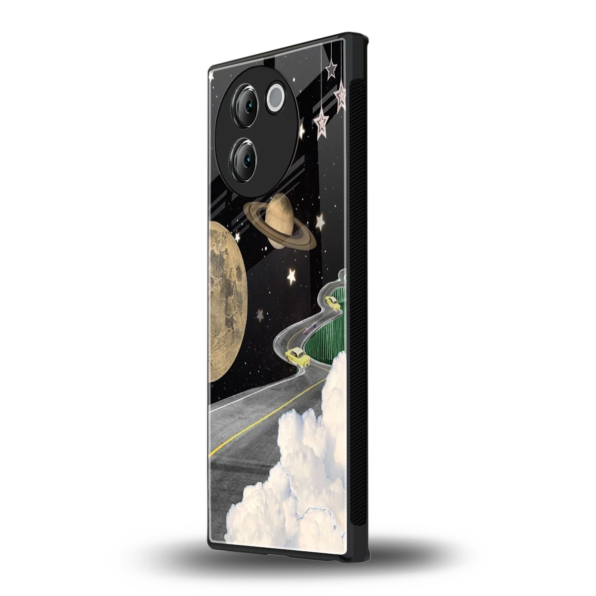 Skyline Galaxy vivo v30e mobile cover | shockproof glass phone case