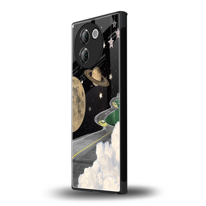 Skyline Galaxy vivo v30e mobile cover | shockproof glass phone case