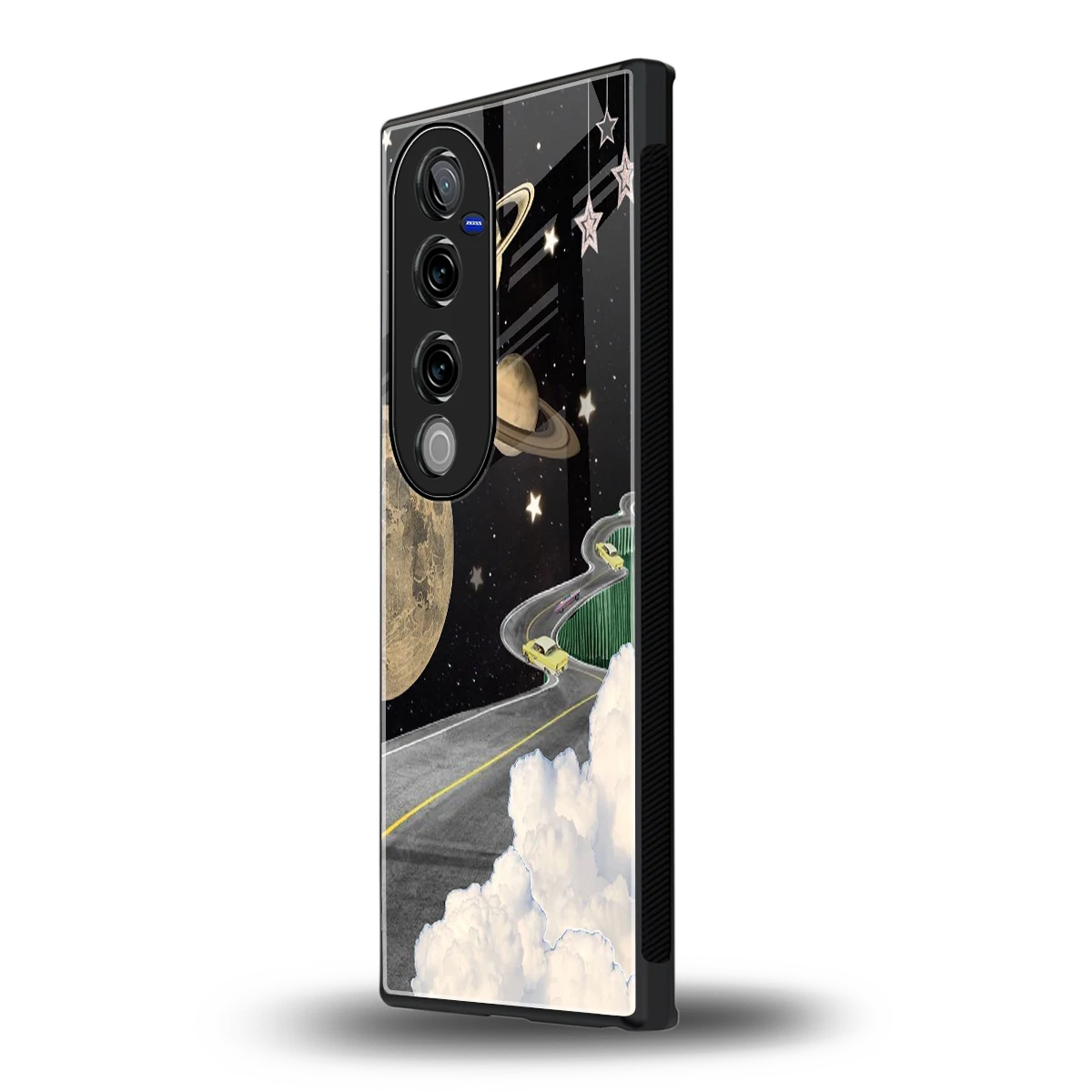 Skyline Galaxy vivo v40 pro mobile cover | shockproof glass phone case