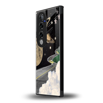 Skyline Galaxy vivo v40 pro mobile cover | shockproof glass phone case