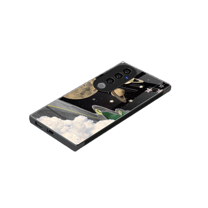 Skyline Galaxy stylish phone case for vivo v40 pro | glossy glass and slim fit