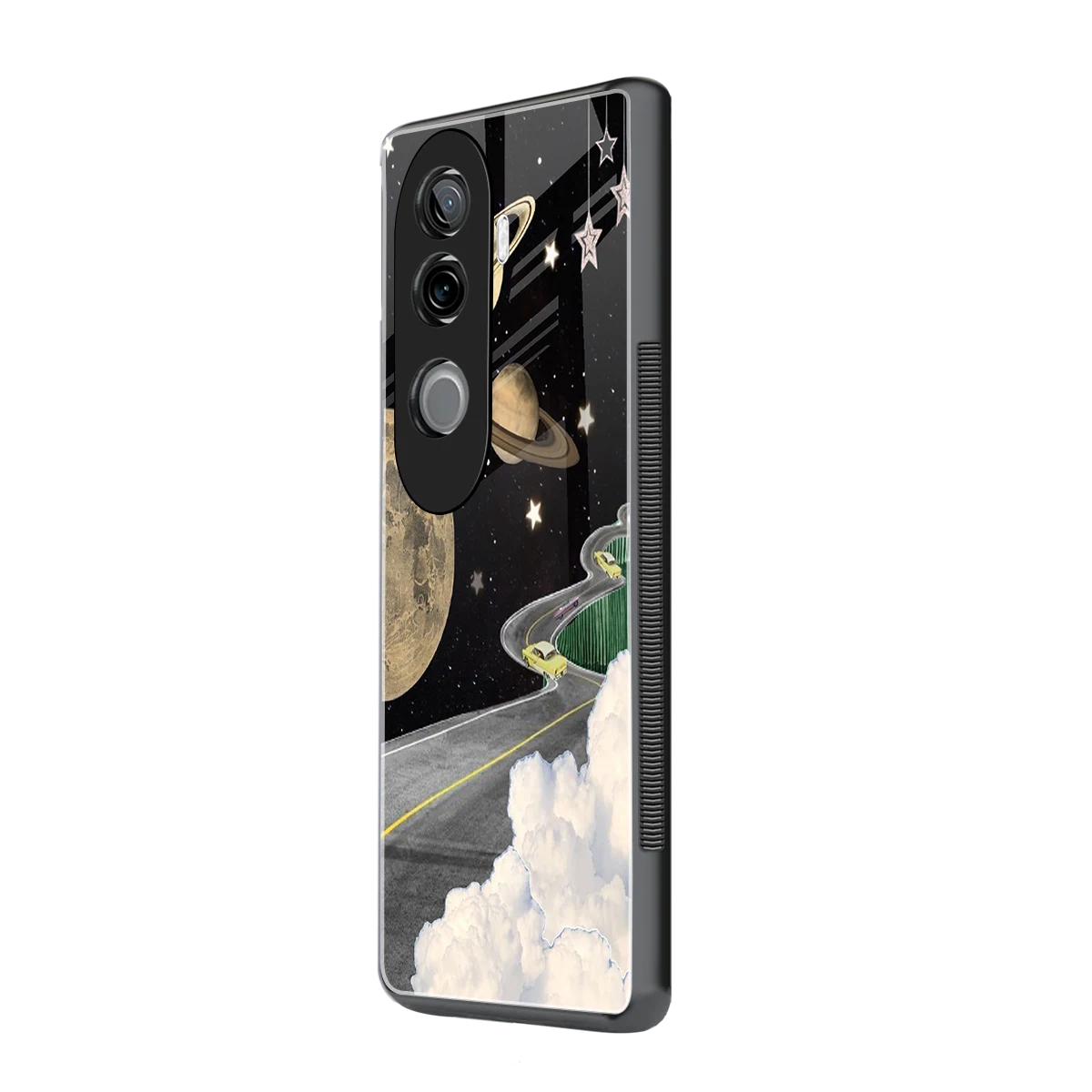 Skyline Galaxy vivo v40e mobile cover | shockproof glass phone case