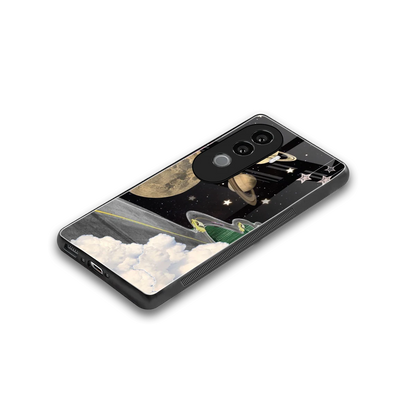 Skyline Galaxy stylish phone case for vivo v40e | glossy glass and slim fit