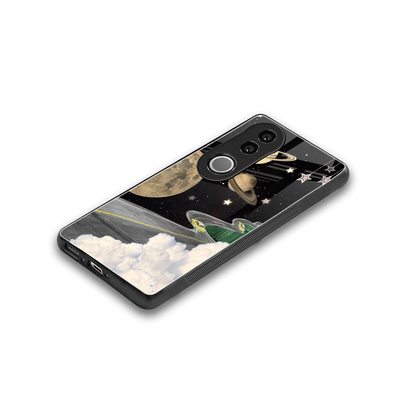 Skyline Galaxy stylish phone case for vivo v50 | glossy glass and slim fit