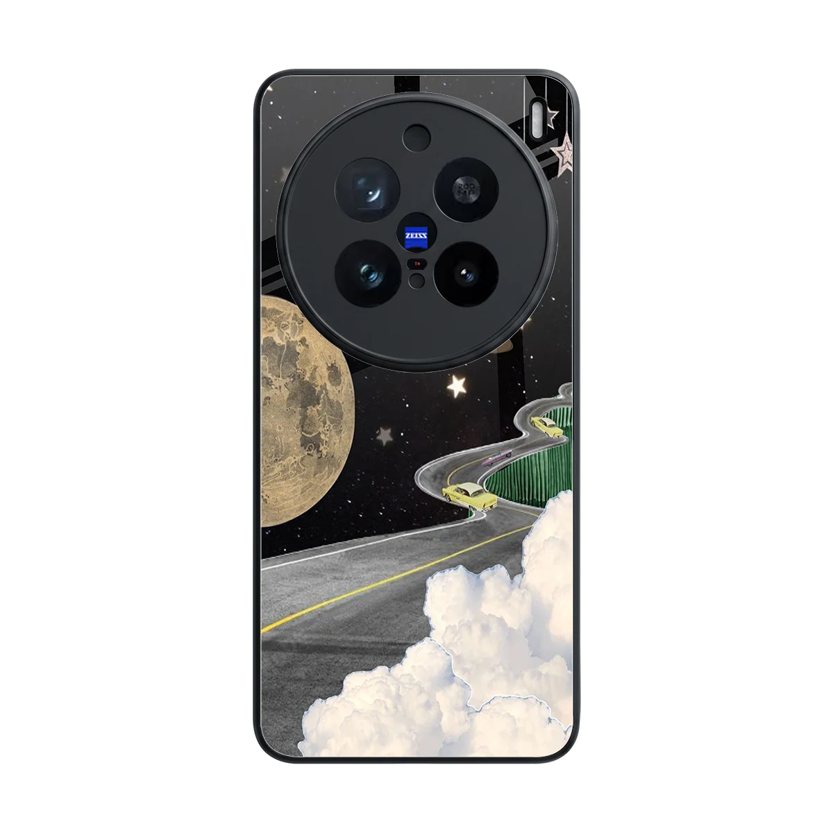 Skyline Galaxy back phone cover | glass case for vivo x200 pro