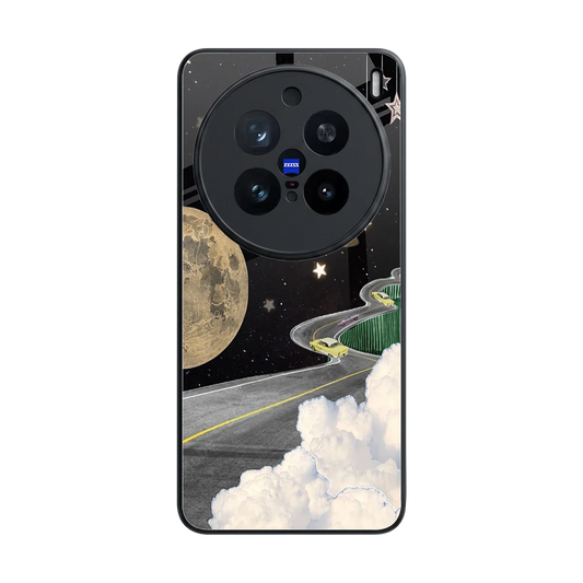 Skyline Galaxy back phone cover | glass case for vivo x200 pro