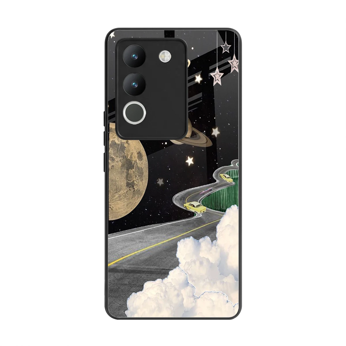 Skyline Galaxy back phone cover | glass case for vivo y200 5g