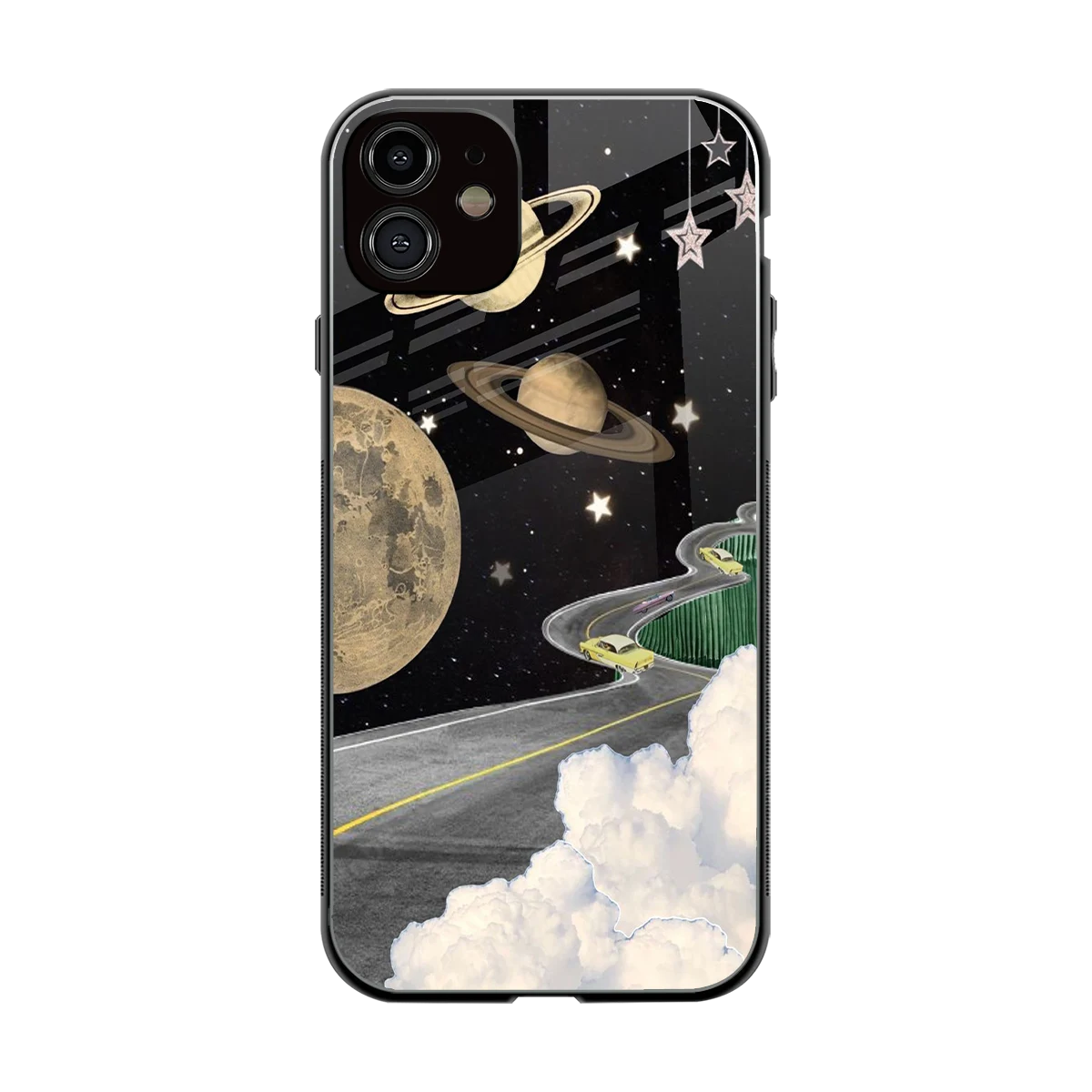 Skyline Galaxy back phone cover | glass case for iphone 11