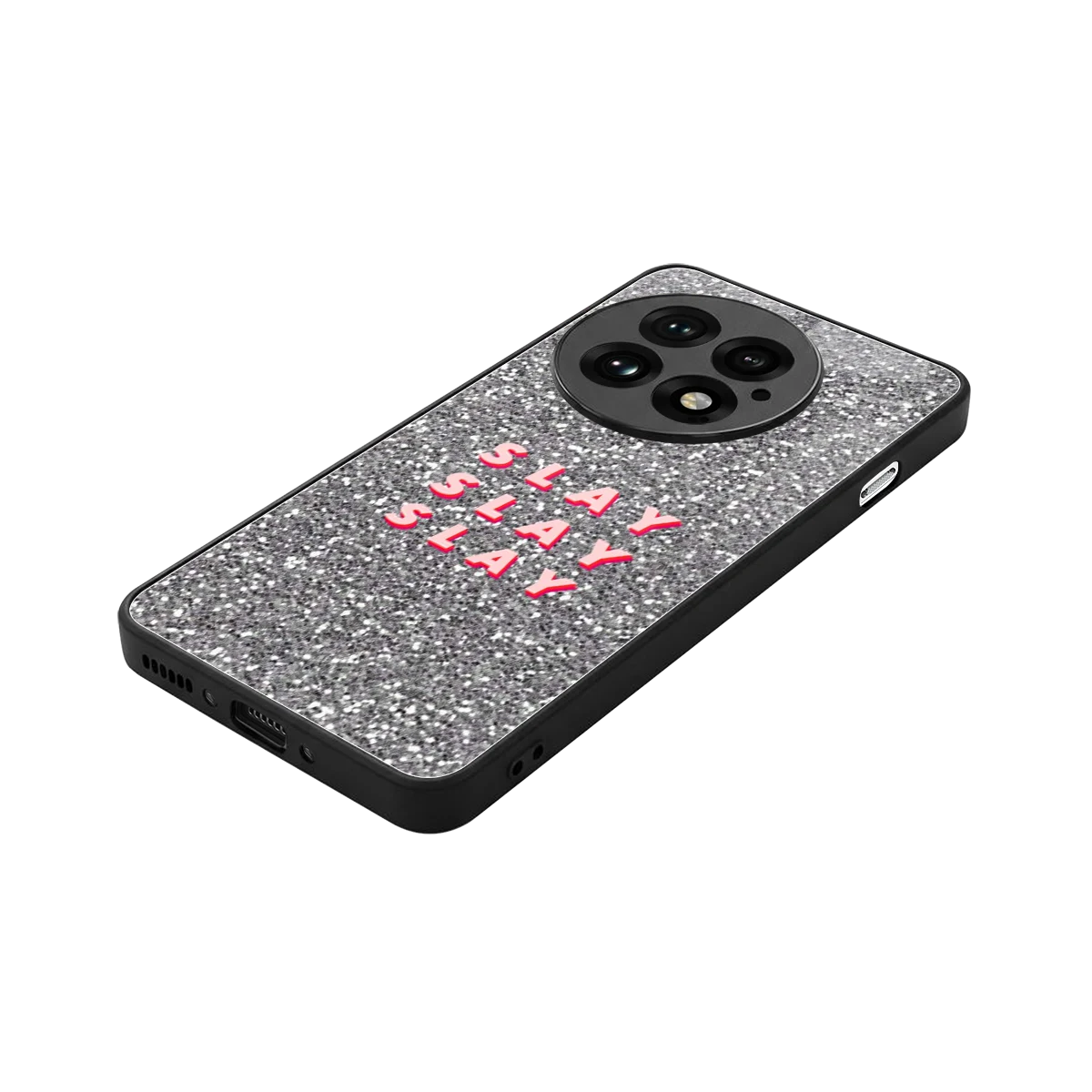 Slay stylish phone case for oneplus 13 | glossy glass and slim fit