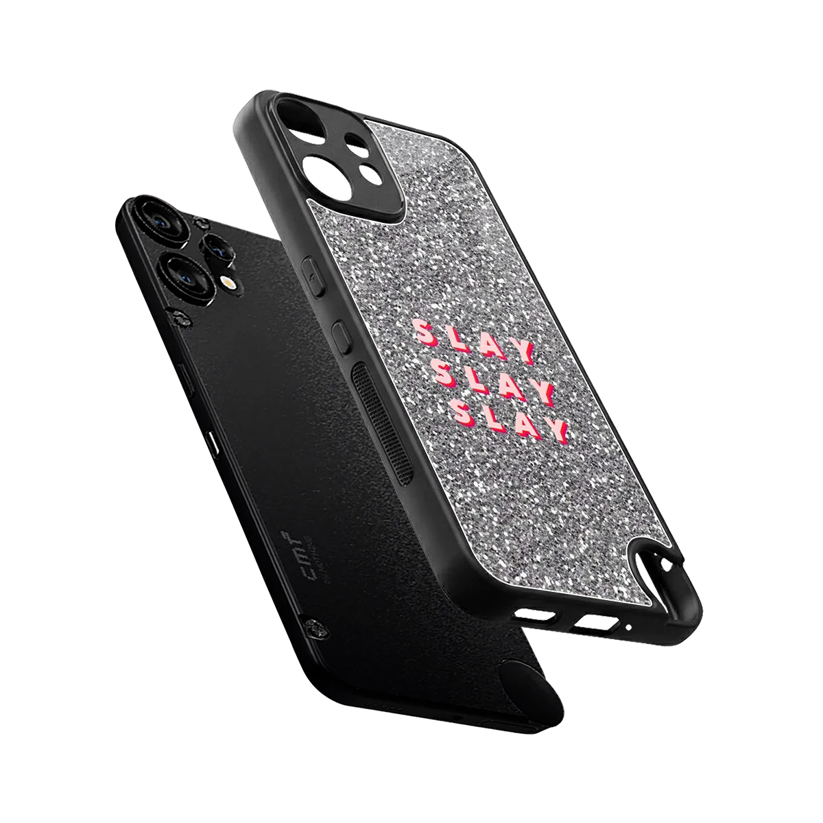 Slay sleek cmf nothing phone 2 pro cover with tempered glass back and TPU edges