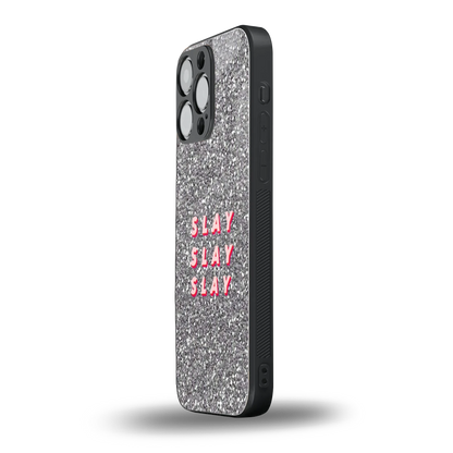 Slay iphone 15 pro max mobile cover | shockproof glass phone case