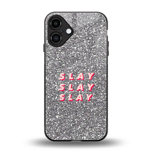 Slay back phone cover | glass case for iphone 16 plus