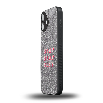 Slay iphone 16 plus mobile cover | shockproof glass phone case