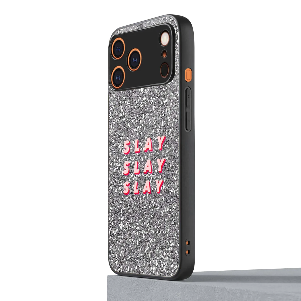 Slay iphone 17 pro max mobile cover | shockproof glass phone case