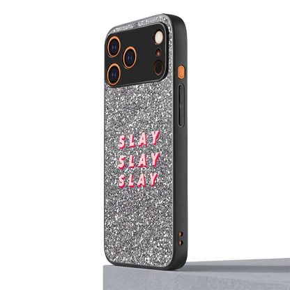 Slay iphone 17 pro max mobile cover | shockproof glass phone case