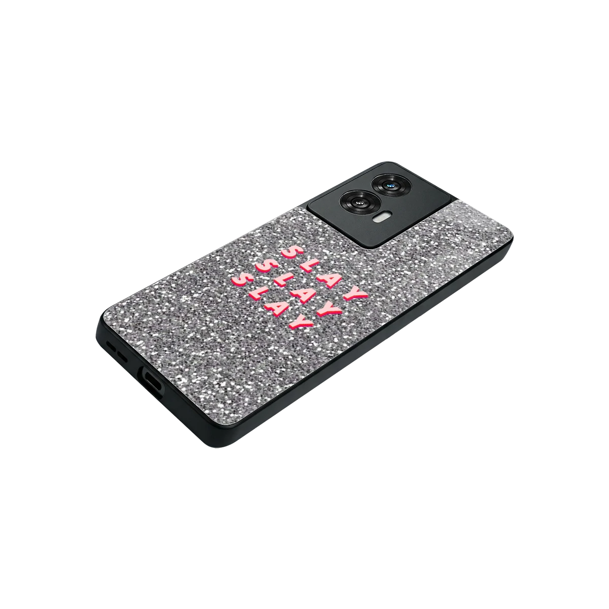 Slay stylish phone case for motorola edge 50 fusion | glossy glass and slim fit